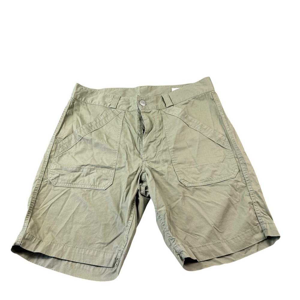Grown & Sewn Green Khaki Button Fly Men's Cotton Chino Size 34